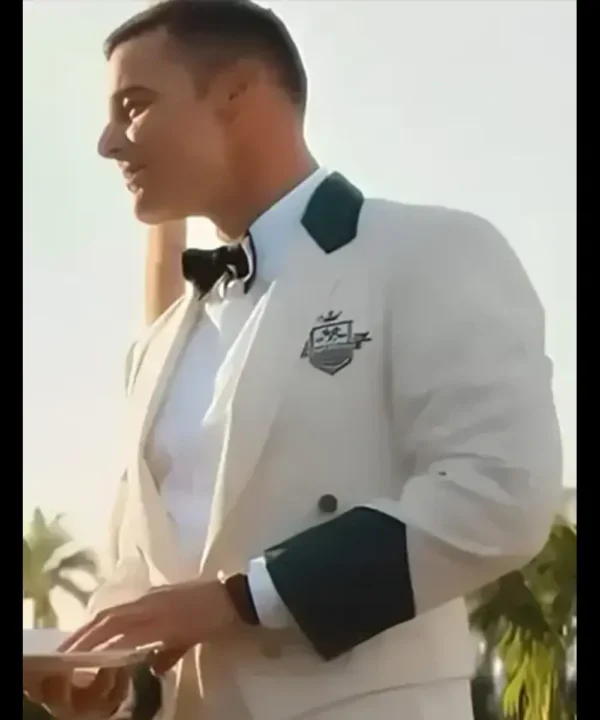 Ricky Martin Palm Royale 2024 White Blazer