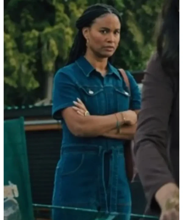 The Spiderwick Chronicles 2024 Joy Bryant Denim Jumpsuit