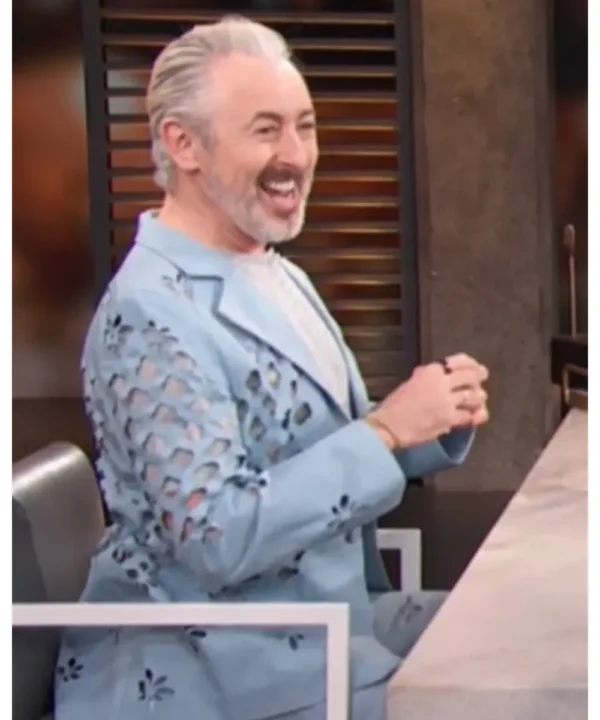 Access Daily 2024 Alan Cumming Blue Cutout Suit