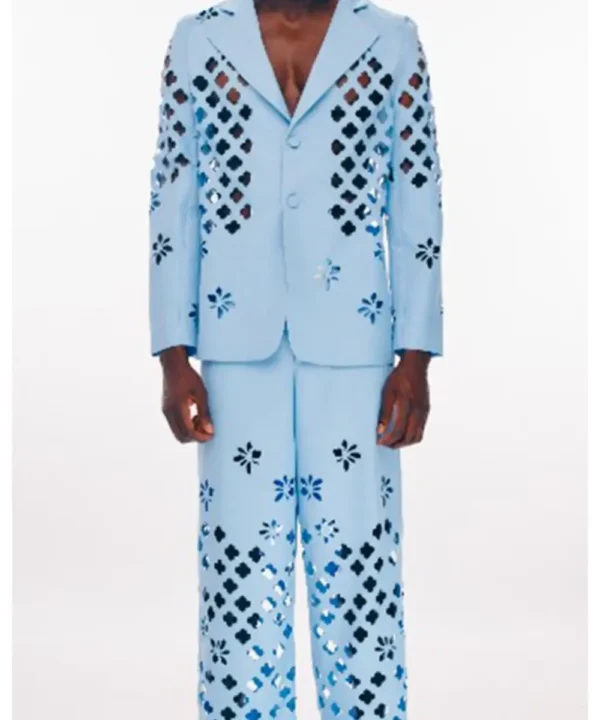 Access Daily 2024 Alan Cumming Blue Cutout Suit