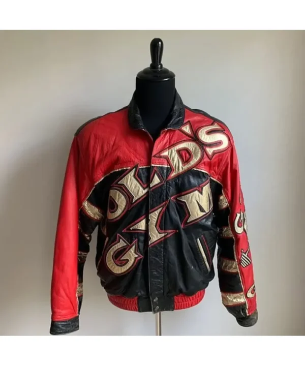 Vintage 1990’s Gold’s Gym Leather Jacket