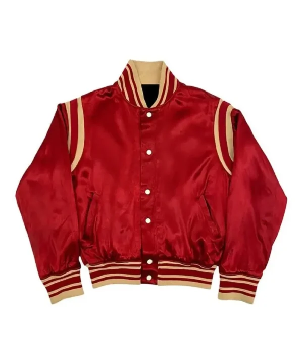 Vintage Ralph Lauren Polo Ball Red Satin Jacket