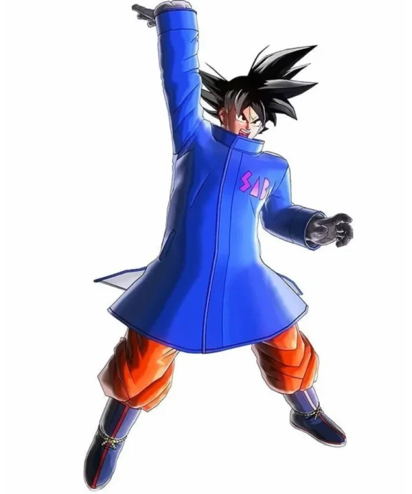 Dragon Ball Super Broly Goku Sab Blue Leather Jacket