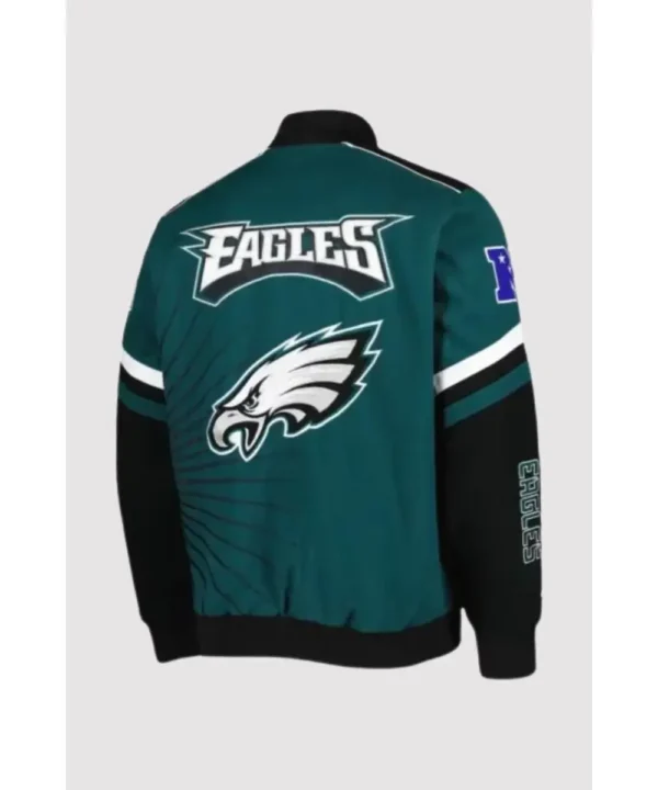 Tatum Bode Philadelphia Eagles Green Varsity Jacket