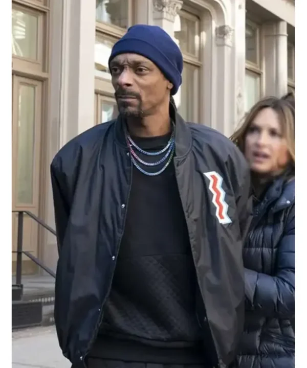 Law And Order Svu Snoop Dogg Black Varsity Jacket