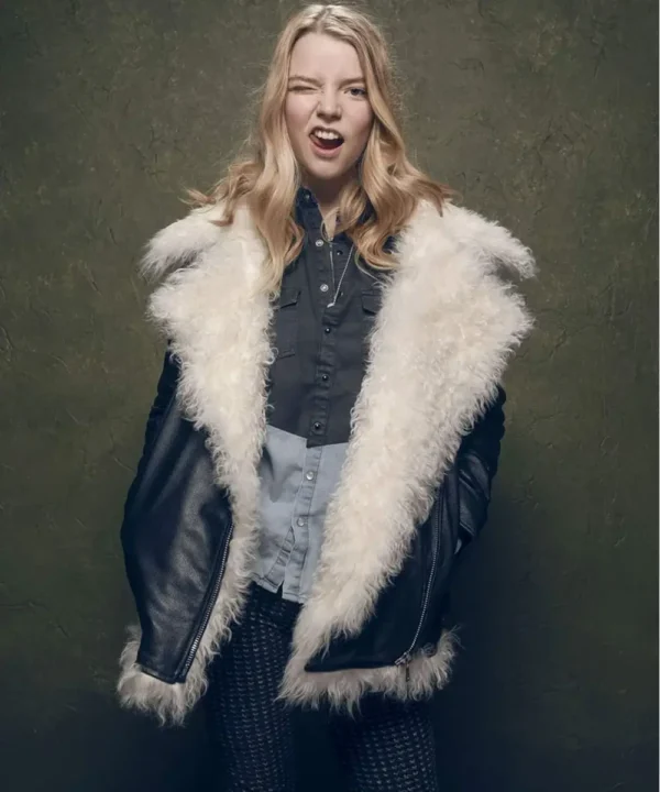 Anya Taylor Joy Fur Jacket