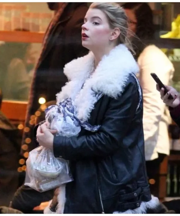 Anya Taylor Joy Fur Jacket