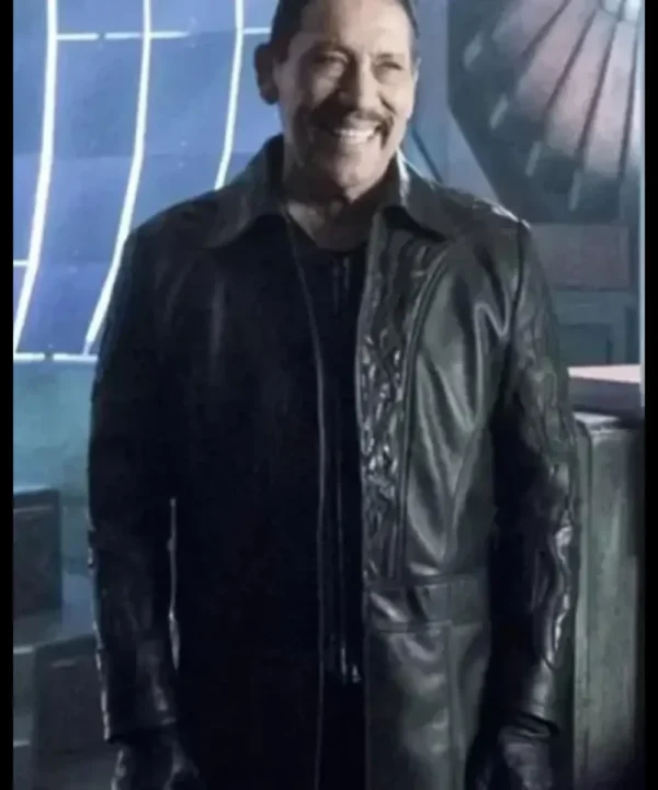 The Flash S04 Breacher Leather Black Coat