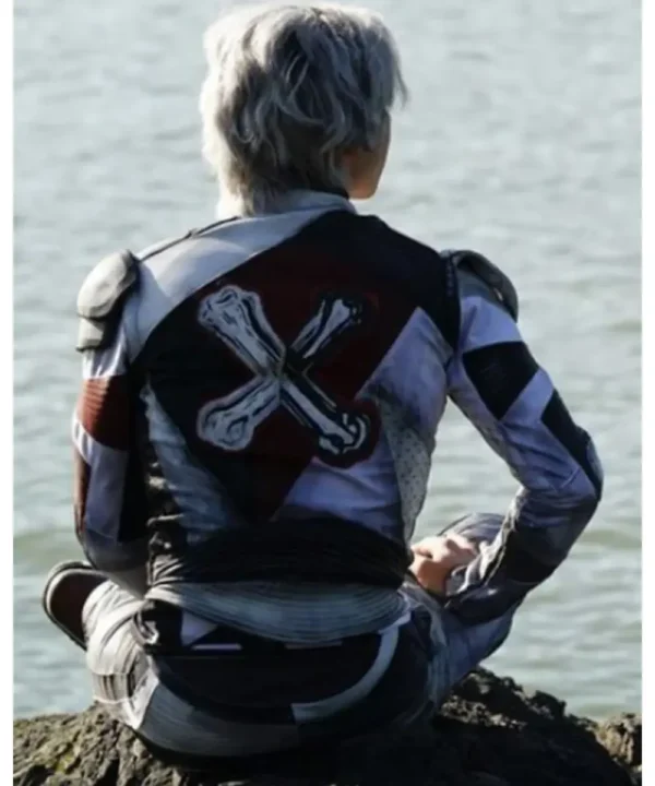 Descendants 3 Cameron Boyce Black And White Leather Jacket