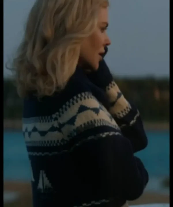 The Perfect Couple 2024 Nicole Kidman Sailboat Cardigan