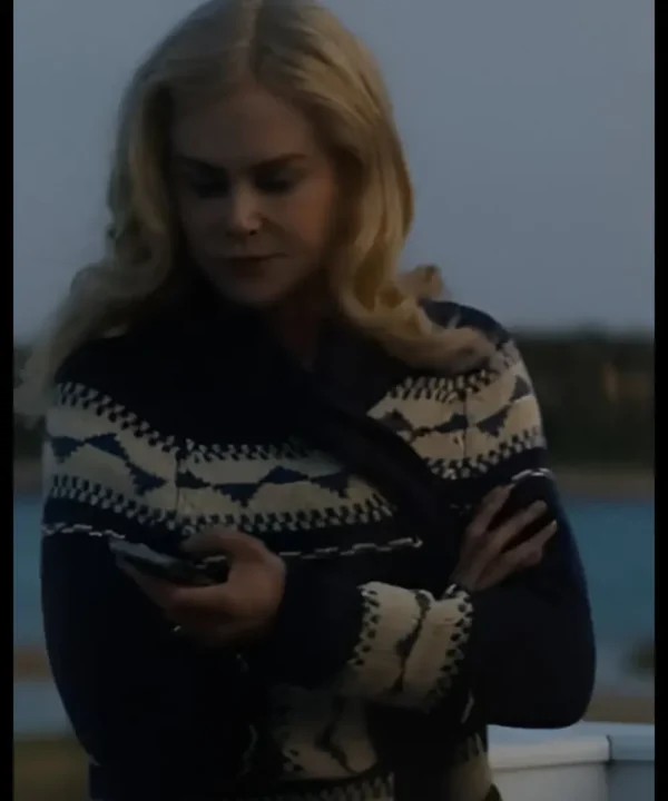 The Perfect Couple 2024 Nicole Kidman Sailboat Cardigan