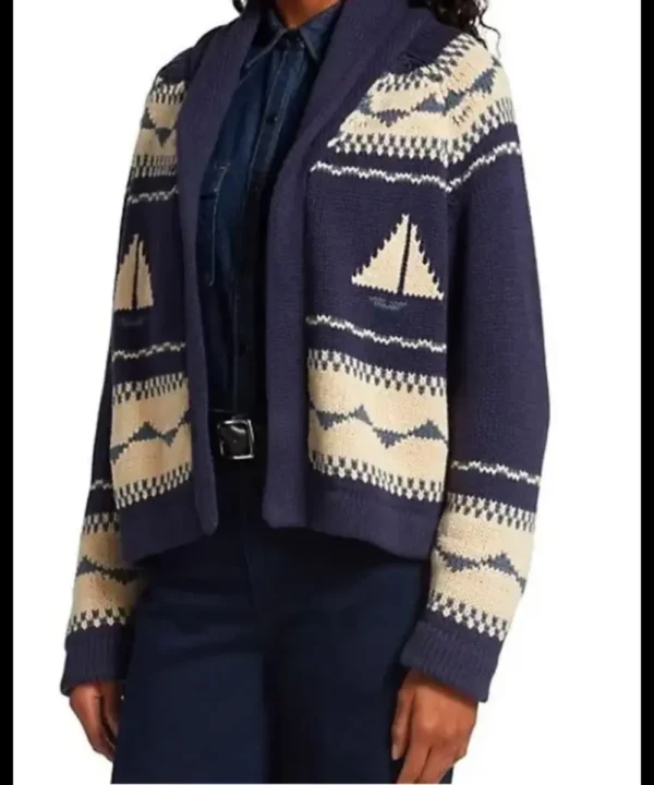 The Perfect Couple 2024 Nicole Kidman Sailboat Cardigan