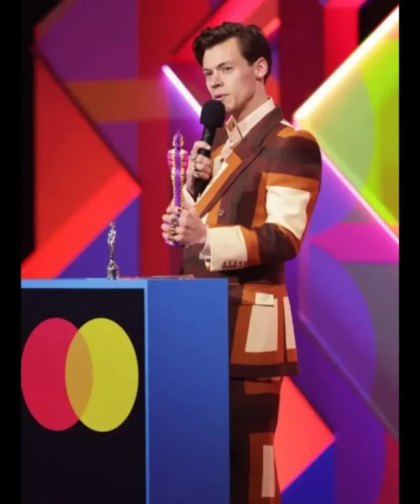 Harry Style Brit Award Retro Suit
