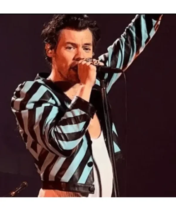 Harry Styles Love On Tour 2023 In Tokyo Leather Suit