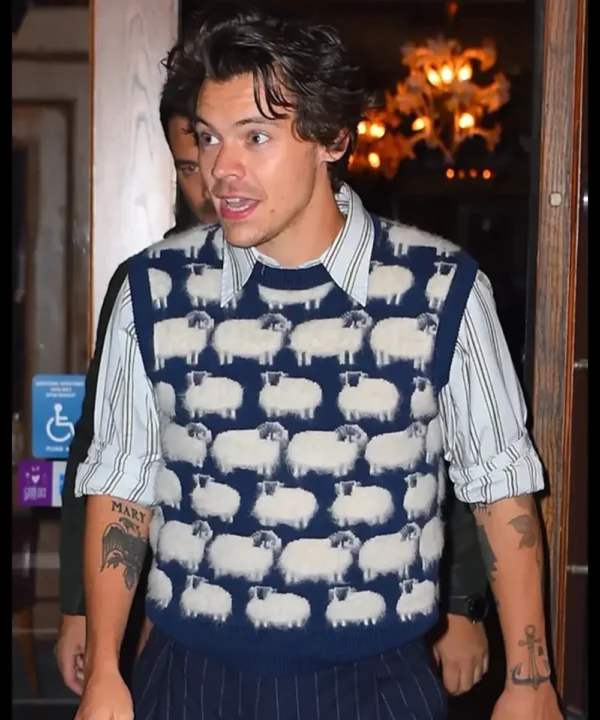 Harry Styles Sheep Vest