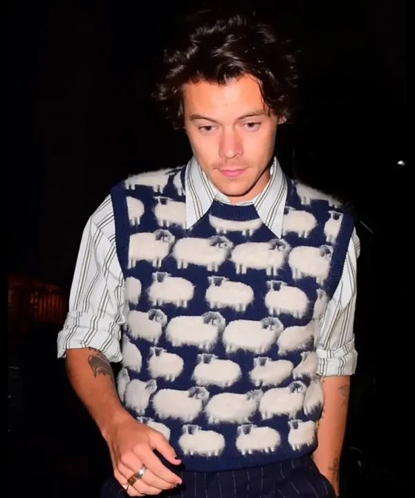 Harry Styles Sheep Vest