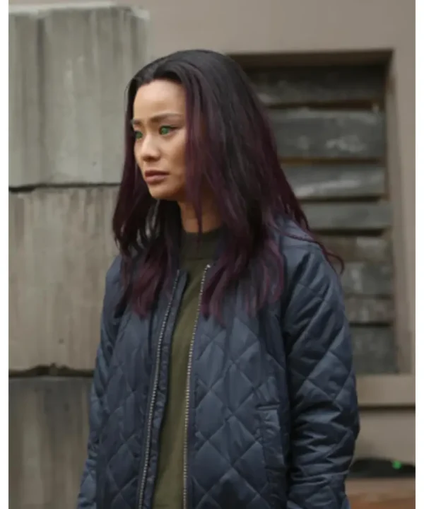 Blink The Gifted Tv Series Black Quilted Jacket