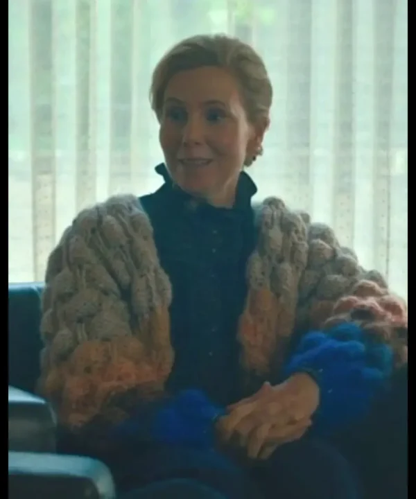 We Might Regret This 2024 Sally Phillips Knitted Cardigan