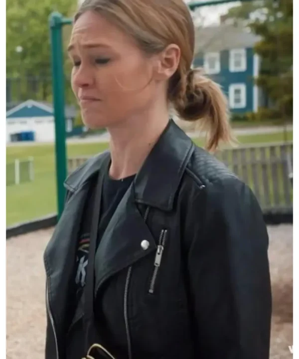 Chosen Family 2024 Julia Stiles Black Jacket