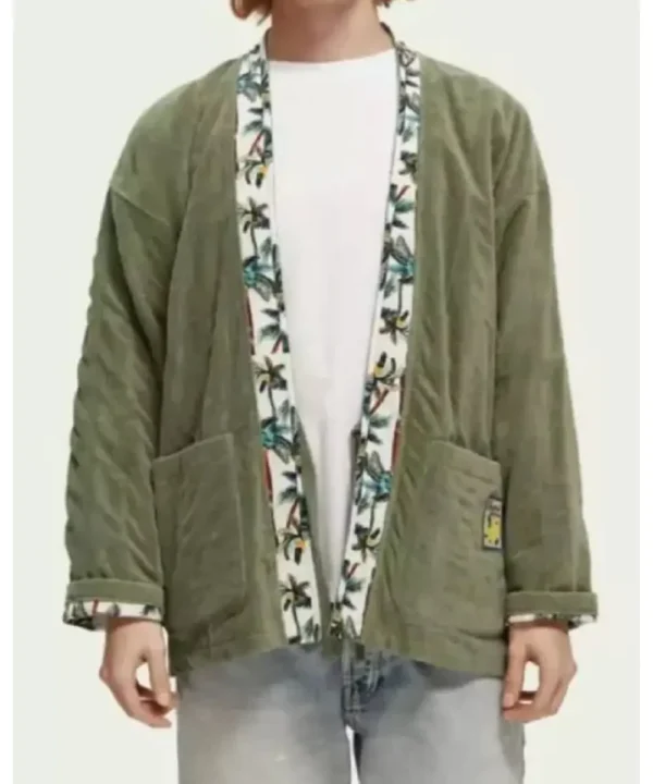 The Umbrella Academy S04 Robert Sheehan Palm Kimono Jacket