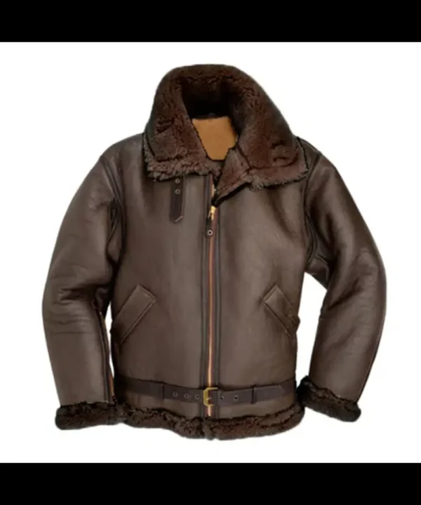 Mens Brown B3 RAF Bomber Jacket