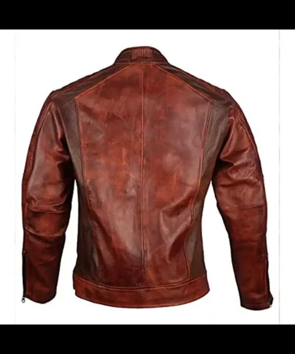 Cafe Racer Leather Jacket