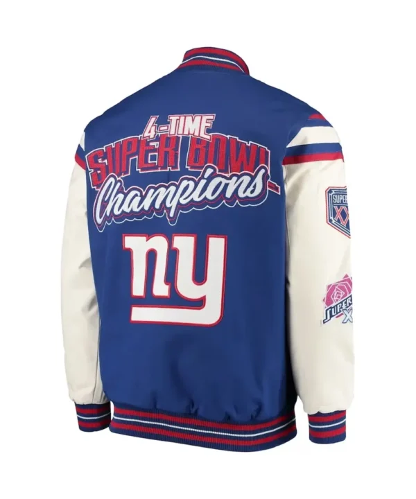 New York Giants Super Bowl Champions Jacket