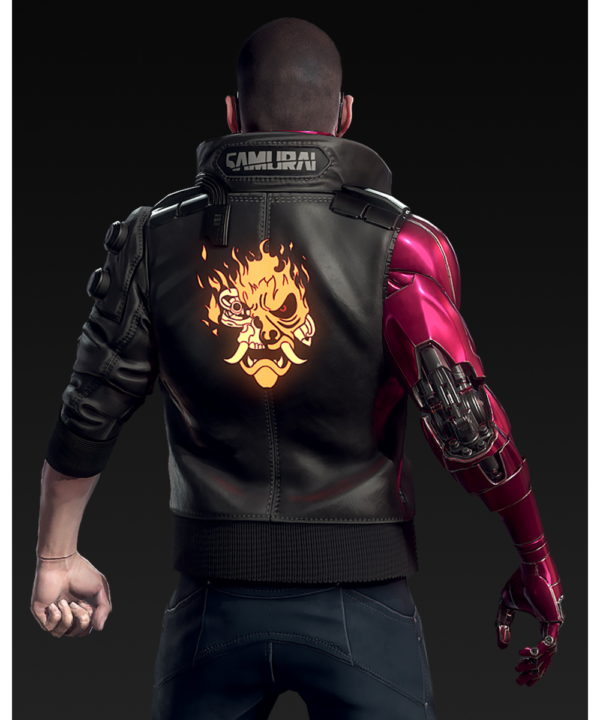 Night City Dreamer Black Bomber Jacket Cyberpunk 2077