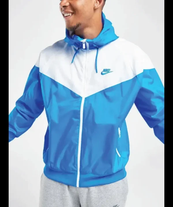 Nike Sportswear Windrunner Blue Hooded Jacket