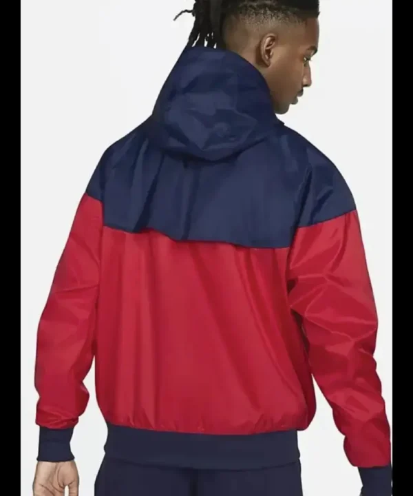 Nike Sportswear Windrunner Red Hooded Jacket