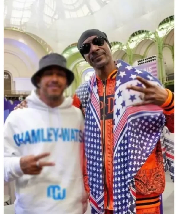 Olympics 2024 Snoop Dogg Orange Bandana Tracksuit