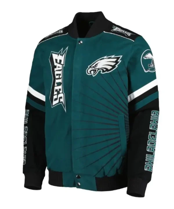 Philadelphia Eagles Full Snap Jacket