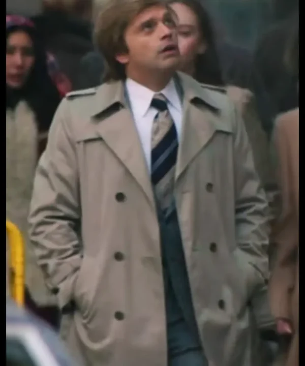 The Apprentice 2024 Sebastian Stan Beige Coat