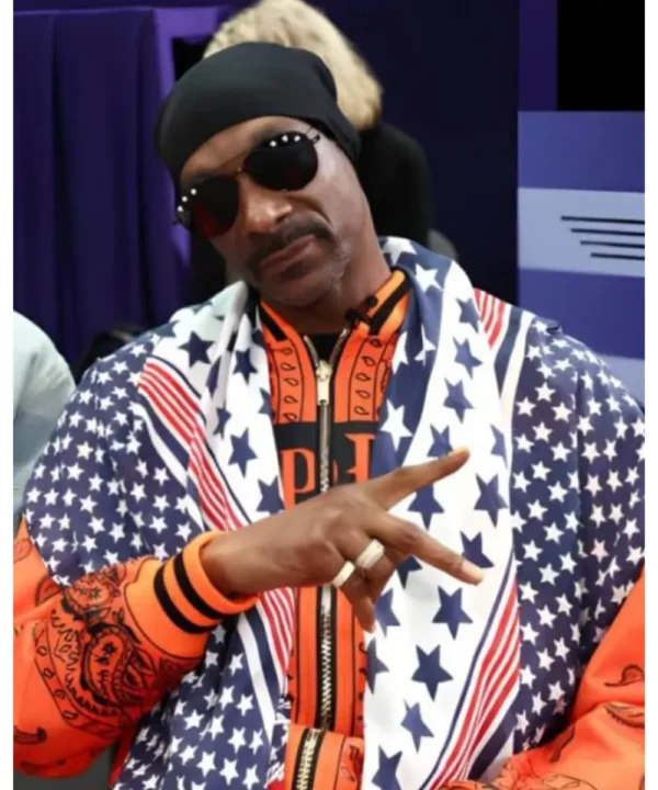 Olympics 2024 Snoop Dogg Orange Bandana Tracksuit