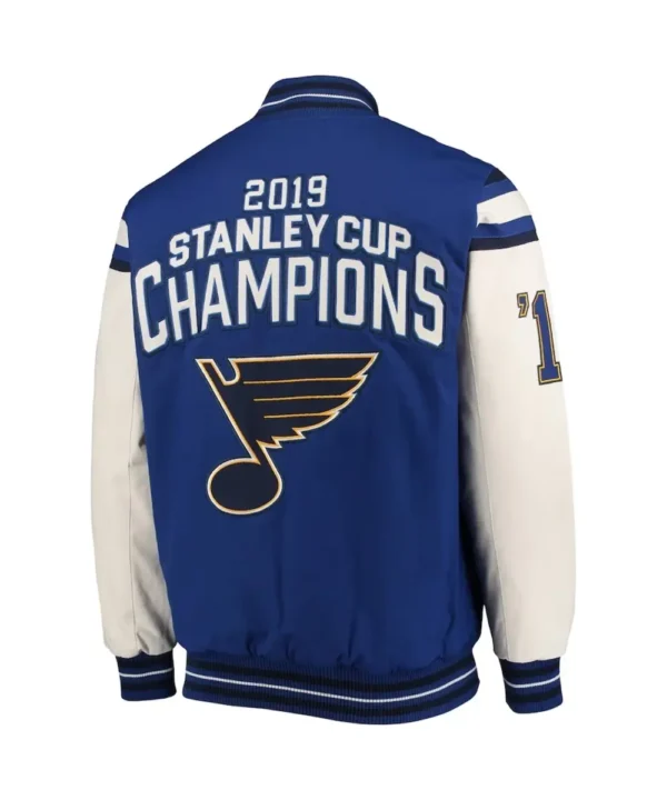 St. Louis Blues 2019 Stanley Cup Champions Full-Snap Jacket