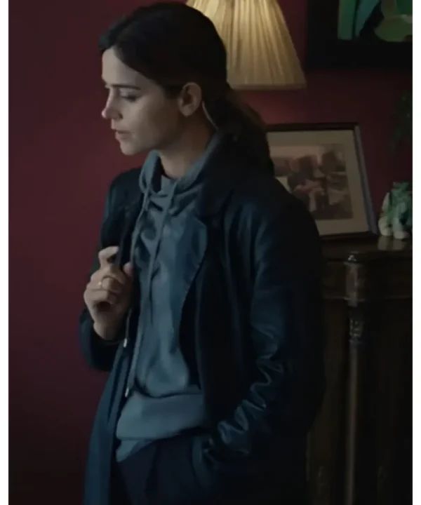 The Jetty 2024 Jenna Coleman Black Coat