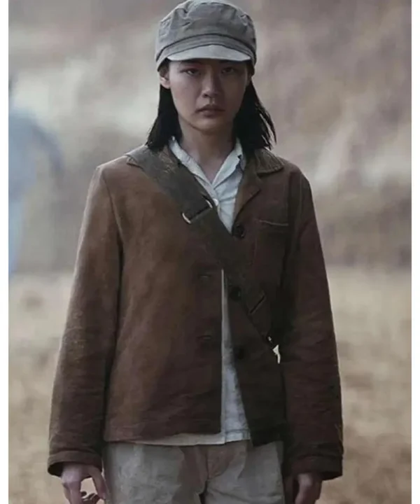 Young Ye Wenjie 3 Body Problem Brown Jacket