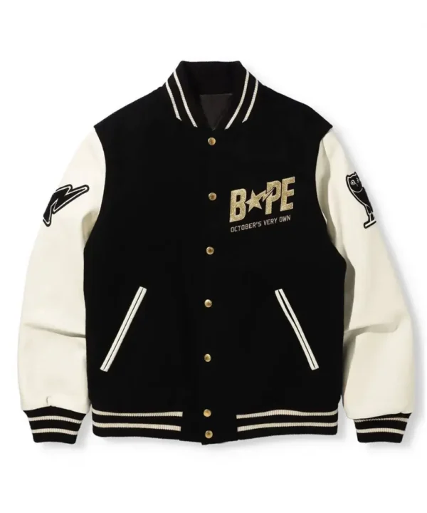 Bape A Bathing Ape OVO Varsity Jacket