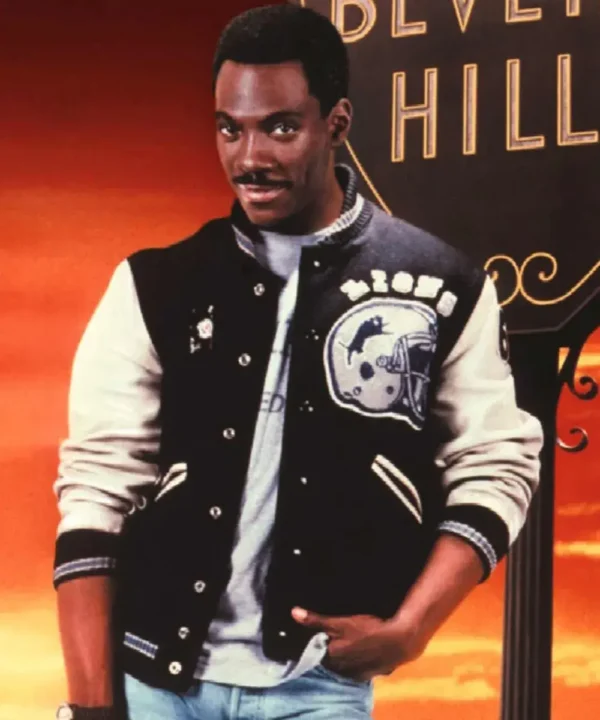 Axel Foley Beverly Hills Cop Letterman Jacket