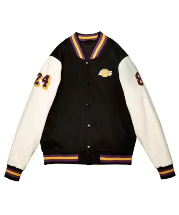 LA Lakers Black Mamba Hall of Fame Kobe Bryant Varsity Jacket