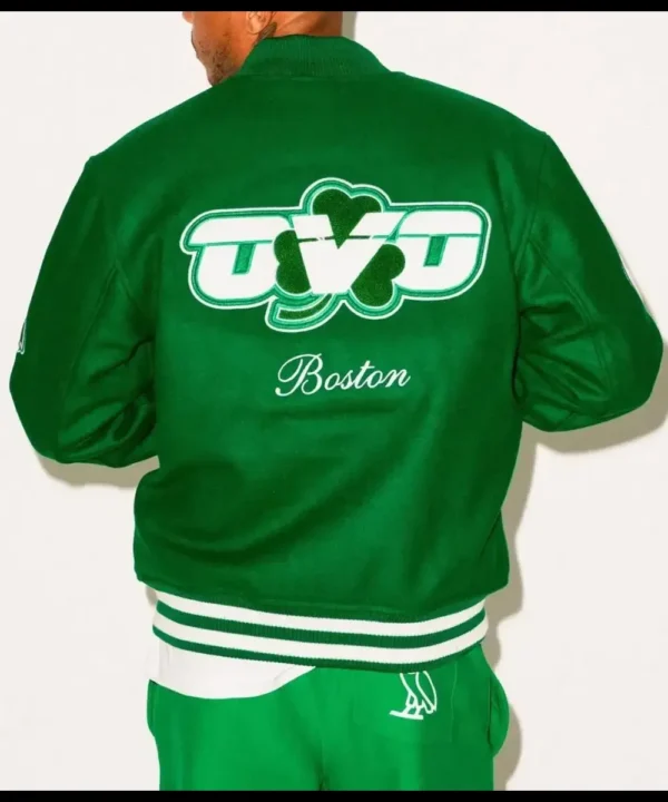 OVO Boston Celtics Varsity Green Wool Jacket