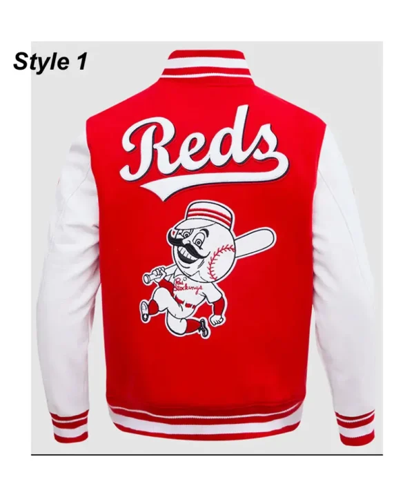 Cincinnati Reds Retro Classic Rib Varsity Jacket