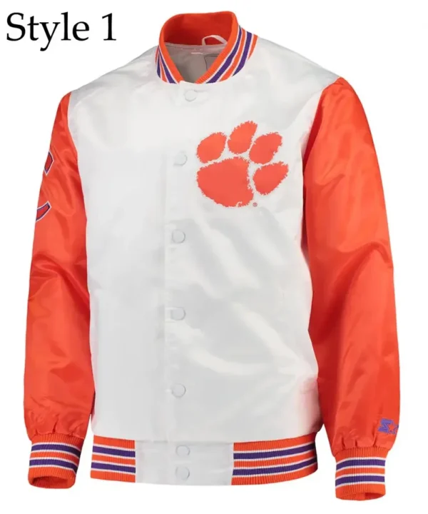 Tigers The Legend Clemson Bomber Satin Jacket