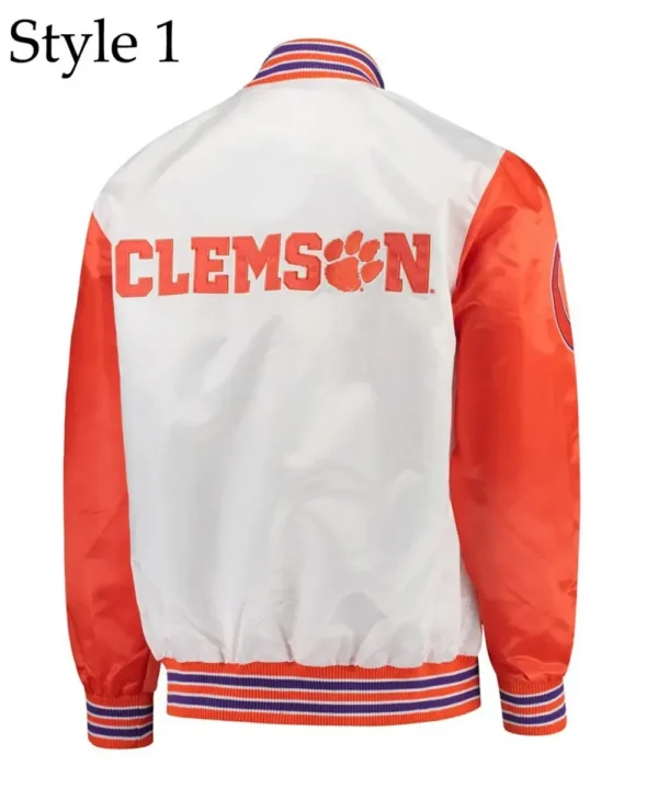 Tigers The Legend Clemson Bomber Satin Jacket