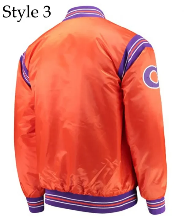 Tigers The Legend Clemson Bomber Satin Jacket