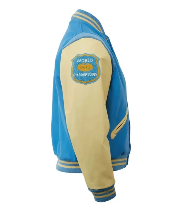 Varsity 1952 Detroit Lions Cream and Blue Jacket