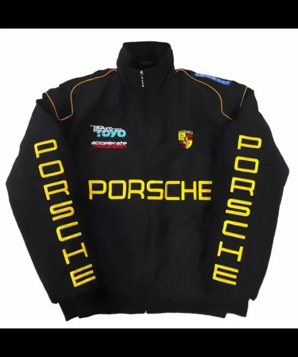 F1 Porsche Black Jacket