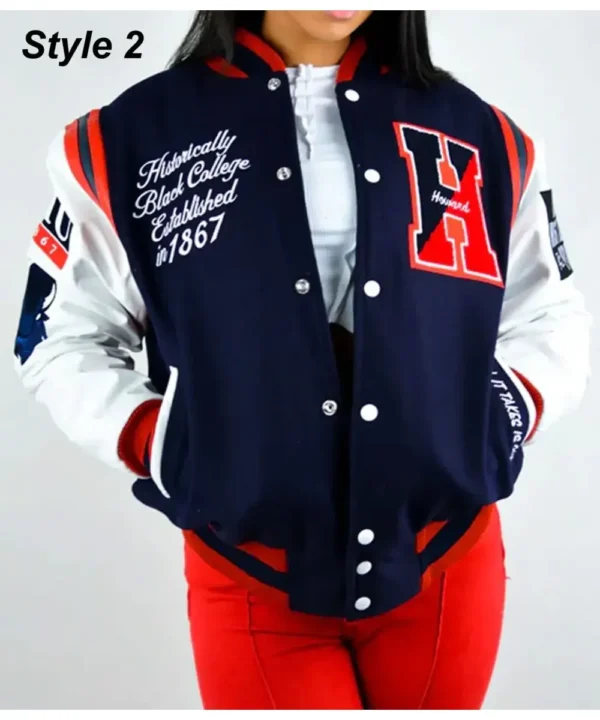 Howard University The Mecca Varsity Jacket