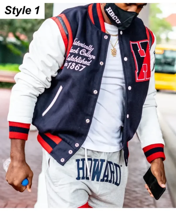 Howard University The Mecca Varsity Jacket