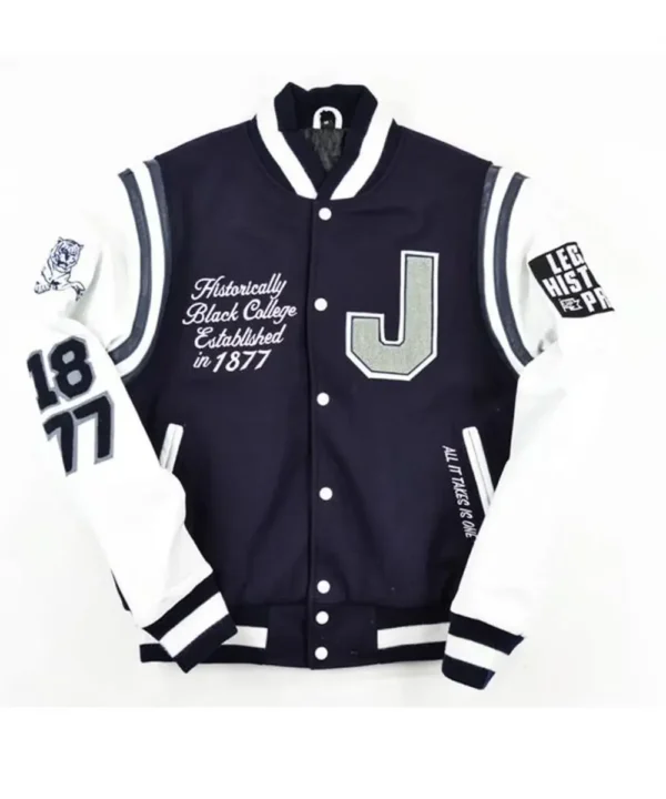 Tigers Jackson State University Motto 2.0 Letterman Jacket